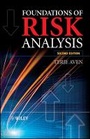 Cover: Foundations of Risk Analysis 2e - Wiley