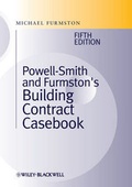 Cover: Building Contract Casebook - Wiley