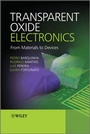 Cover: Transparent Oxide Electronics - Wiley