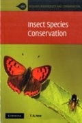Cover: Insect Species Conservation - Cambridge University Press