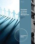 Cover: Principles Of Human Resource Management - South-Western College Publishing