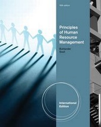 Enlarge image Cover: Principles Of Human Resource Management - South-Western College Publishing
