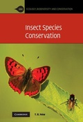 Cover: Insect Species Conservation - Cambridge University Press