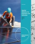 Cover: Applied Statistics for Engineers and Scientists - Brooks/Cole