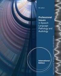 Abbildung von: Professional Issues in Speech-Language Pathology and Audiology, International Edition - Delmar Cengage Learning