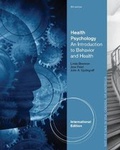 Cover: Health Psychology - Wadsworth Publishing Co Inc