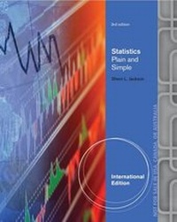 Enlarge image Cover: Statistics Plain and Simple - Wadsworth Publishing Co Inc