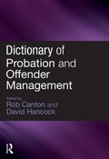 Cover: Dictionary of Probation and Offender Management - Willan Publishing