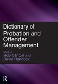 Cover: Dictionary of Probation and Offender Management - Willan Publishing