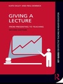 Cover: Giving a Lecture - Routledge