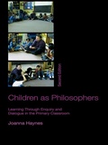 Cover: Children as Philosophers - Routledge