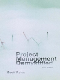 Enlarge image Cover: Project Management Demystified - Routledge