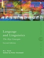 Cover: Language and Linguistics: The Key Concepts - Routledge