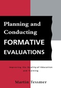 Cover: Planning and Conducting Formative Evaluations - Routledge