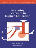 Cover: Assessing Learners in Higher Education - Routledge