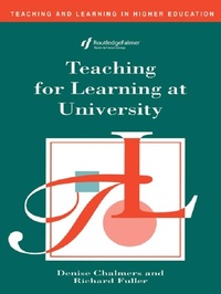 Enlarge image Cover: Teaching for Learning at University - Routledge