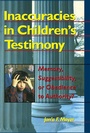 Cover: Inaccuracies in Children's Testimony - Routledge