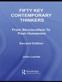 Cover: Fifty Key Contemporary Thinkers - Routledge