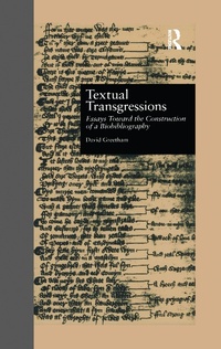 Enlarge image Cover: Textual Transgressions - Routledge