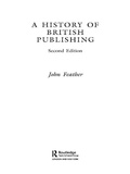 Cover: A History of British Publishing - Routledge