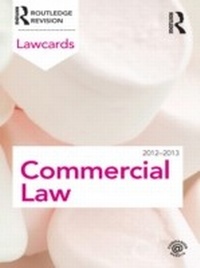 Abbildung von: Commercial Lawcards 2012-2013 - Routledge