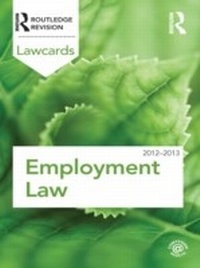 Abbildung von: Employment Lawcards 2012-2013 - Routledge