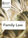 Cover: Family Lawcards 2012-2013 - Routledge