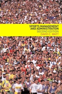 Enlarge image Cover: Sports Management and Administration - Routledge
