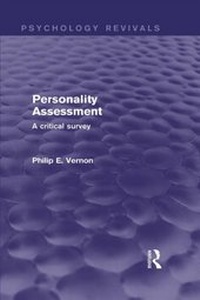 Enlarge image Cover: Personality Assessment - Routledge