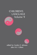 Cover: Children's Language - Psychology Press Ltd
