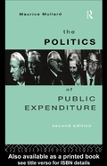 Cover: The Politics of Public Expenditure - Routledge