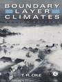 Cover: Boundary Layer Climates - Routledge