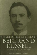 Cover: The Selected Letters of Bertrand Russell, Volume 1 - Routledge