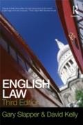Cover: English Law - Routledge Cavendish