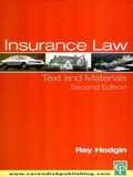 Cover: Insurance Law - Routledge Cavendish