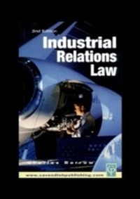 Abbildung von: Industrial Relations Law - Routledge Cavendish