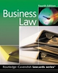 Abbildung von: Cavendish: Business Lawcards - Routledge Cavendish