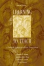Cover: Learning to Teach - Routledge