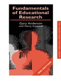 Cover: Fundamentals of Educational Research - Routledge