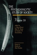 Cover: The Psychoanalytic Study of Society, V. 18 - Routledge