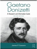 Cover: Gaetano Donizetti - Routledge