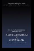 Cover: Judicial Recourse to Foreign Law - Routledge Cavendish