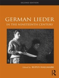 Cover: German Lieder in the Nineteenth Century - Routledge