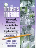 Cover: The Therapist's Notebook - Routledge