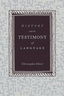 Cover: History and the Testimony of Language - Naval Institute Press