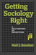 Cover: Getting Sociology Right - University of California Press