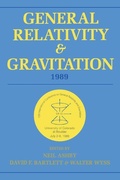 Cover: General Relativity and Gravitation, 1989 - Cambridge University Press