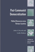 Cover: Post-Communist Democratization - Cambridge University Press