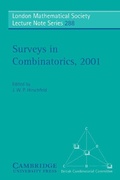 Cover: Surveys in Combinatorics, 2001 - Cambridge University Press