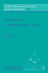 Enlarge image Cover: Surveys in Combinatorics, 2001 - Cambridge University Press